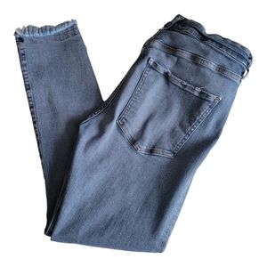 Agolde Sophie Crop frayed hem jeans size 31